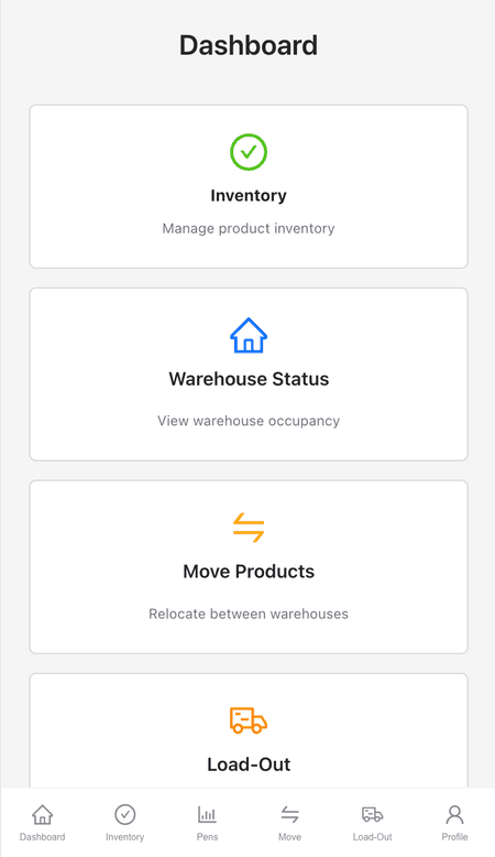 Mobile Application View 1